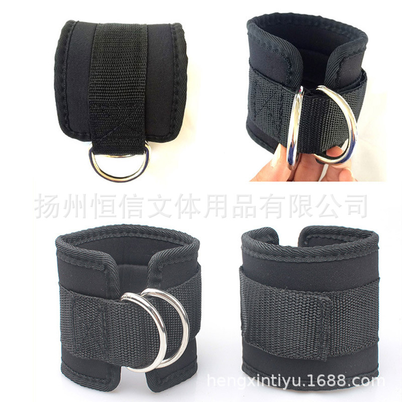 Entrenamiento de piernas Levantamiento de cadera accesorios de pórtico pierna entrenador muscular fitness Anillo de pie hebilla de tobillo conjunto de tres piezas