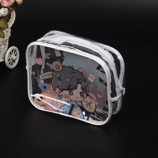 透明PVC拉链袋定做塑料袋子女生便携式洗漱化妆品收纳包定制logo
