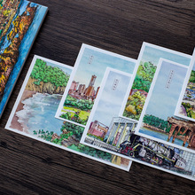 书境文创大连原创手绘明信片 旅行文创特色创意礼品纪念品 老虎滩