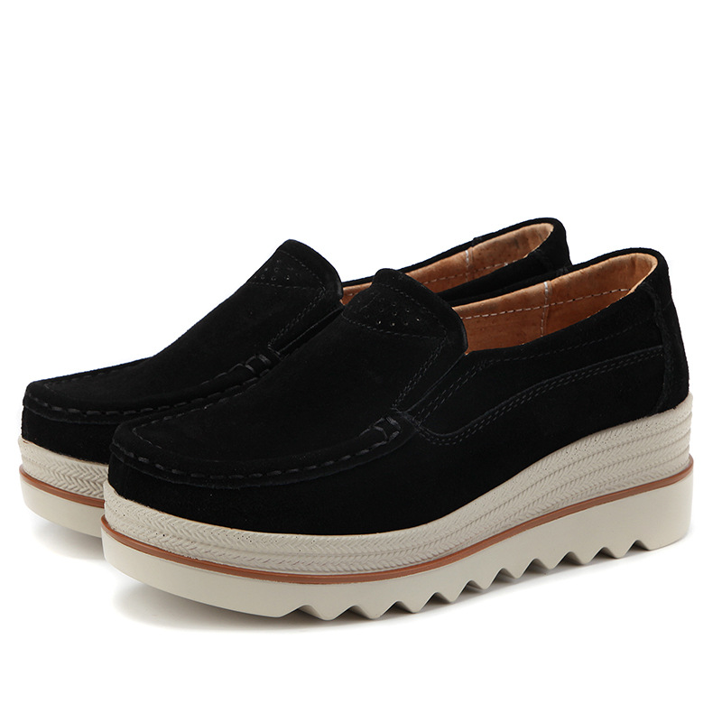 3088 zapatos negros de mujer taiwaneses / 35
