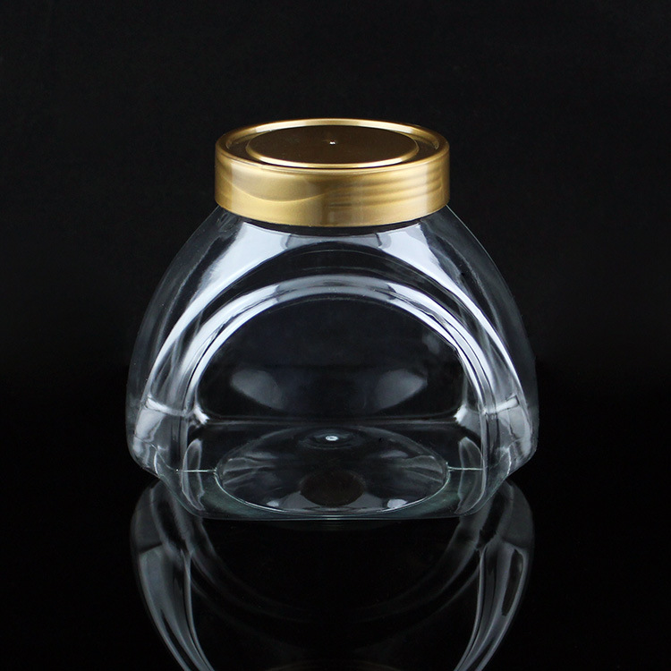 专业生产 pet塑料瓶 透明异形罐 广口瓶罐 糖果罐 食品罐 坚果罐