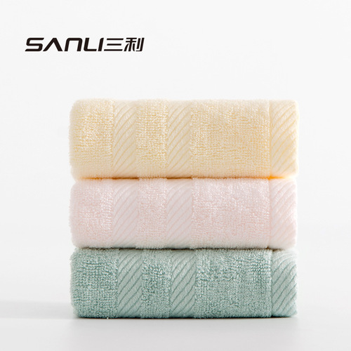 [New product for pre-sale] Sanli Towel Bamboo Pulp Fiber Children's Towel Children's Face Towel Baby Towel Fruit Embroidered Children's Towel