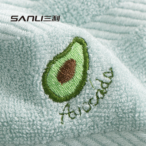 [New product for pre-sale] Sanli Towel Bamboo Pulp Fiber Children's Towel Children's Face Towel Baby Towel Fruit Embroidered Children's Towel