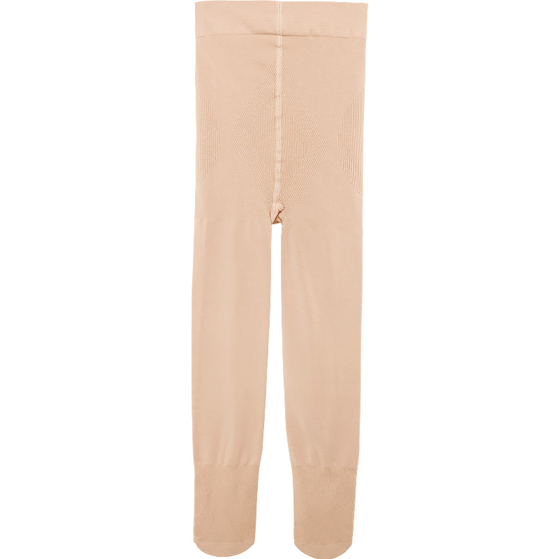 La danza moderna de los niños calza Calcetines antideslizantes de la práctica de la danza calcetines largos interiores de una sola pieza calcetines blancos del ballet