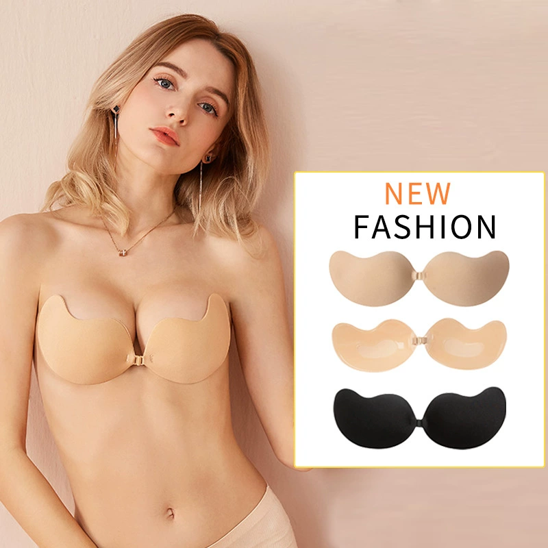 Nipple stickers silicone thin breathable — invisible adhesive bra pads, sizes A–D, 0.5 cm