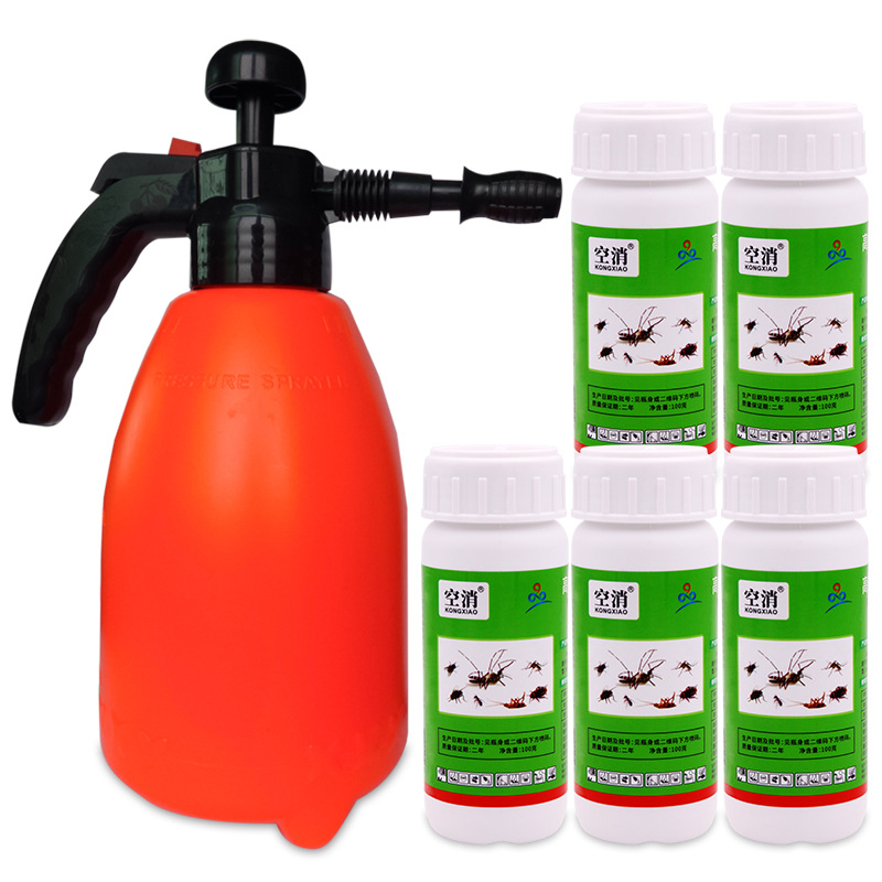 5 bottles +2 liter sprayer