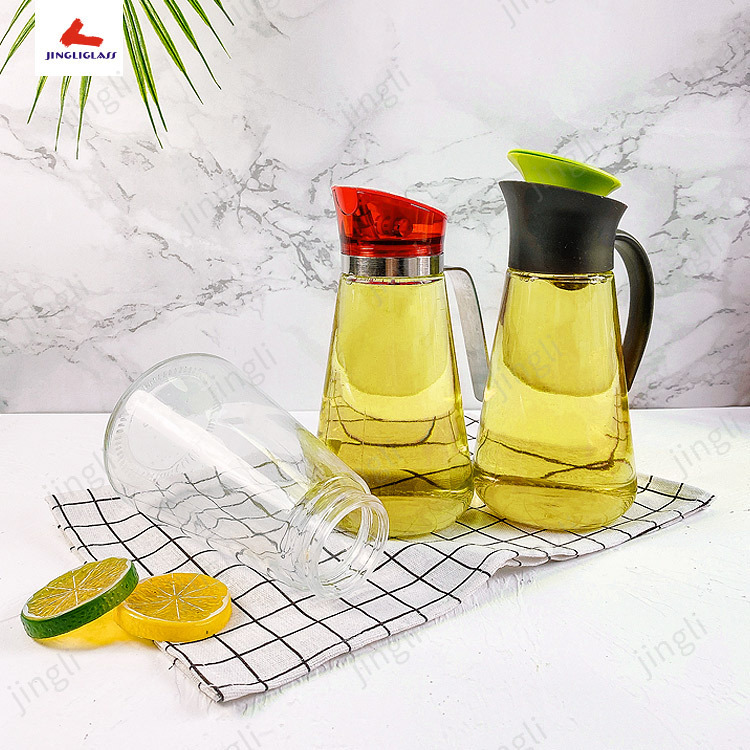 厂家专业生产550ml玻璃油瓶 分装油壶橄榄油瓶不挂油提供配套服务