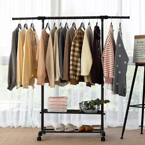 Simple Drop-down Extendable Clothesline Rack Household Balcony Clothesline Pole Stainless Steel Bedroom Clothesline Clothesline 
