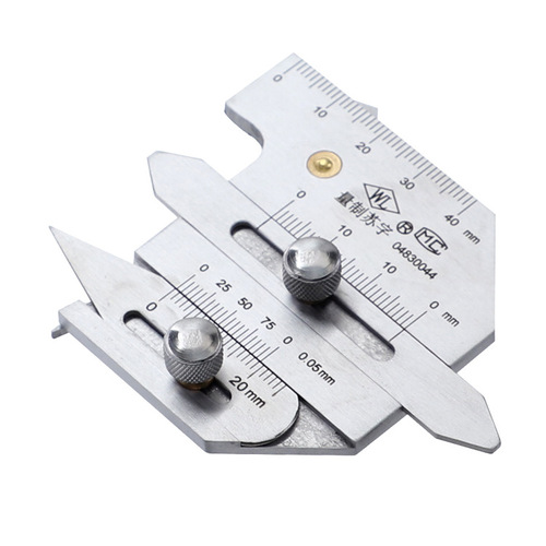 Welding Inspection Gauge, Stainless Steel Weld Toe Gauge, undercut Weld Seam Gauge HJC40 HJC45 HJC60