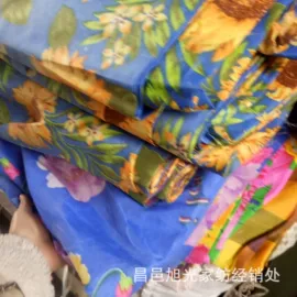 库存纺织品;印花、扎染布;涤纶面料