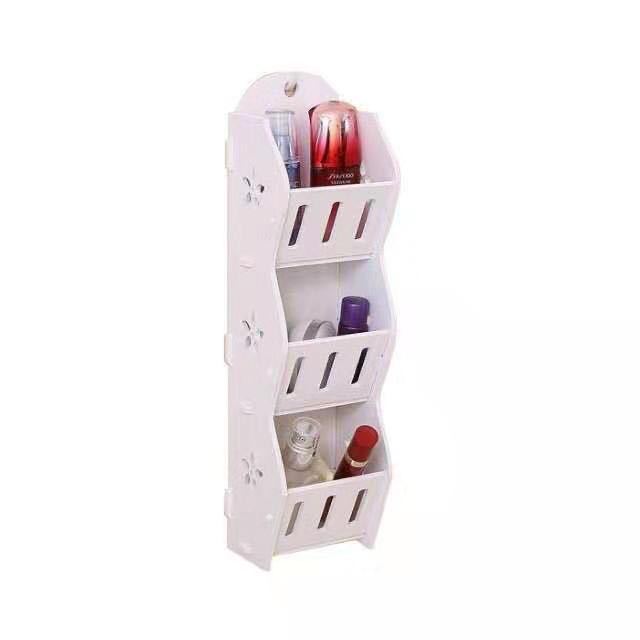 Estante de almacenamiento de baño colgante de pared inodoro mesa de pared esquina lavado cosméticos rack de almacenamiento