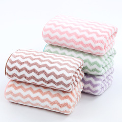 Factory wholesale terry loop bath towels coral velvet absorbent face towels not easy to shed baby children's large square towels