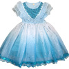 Skirt, children's dress, 2022, “Frozen”, with short sleeve, tulle, Birthday gift