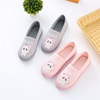 Comfortable footwear for pregnant, slippers, non-slip shoe bag indoor, autumn, soft sole