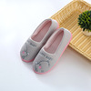 Comfortable footwear for pregnant, postpartum slippers, non-slip demi-season shoe bag indoor, soft sole