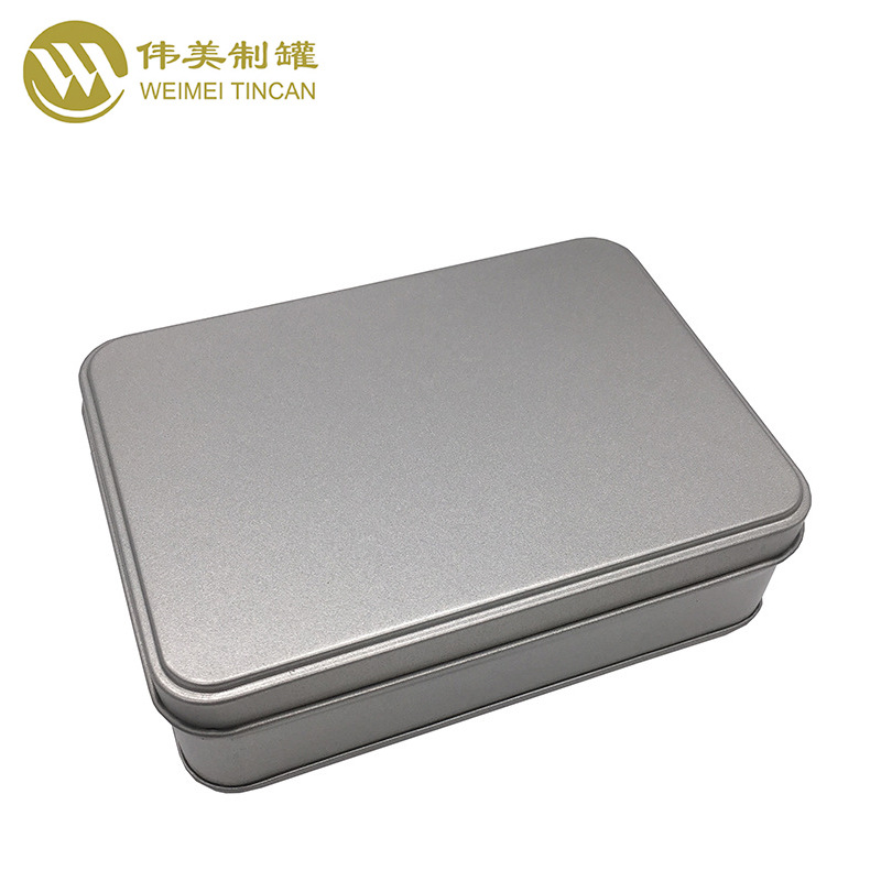 现货铁盒铁罐 通用收纳铁盒 公版素色铁盒 游戏牌铁盒包装