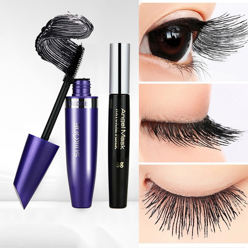 Sukana Set Fiber Mascara Combination Thickening Slender Grafting Super Thick Type Giant Thickness B159#