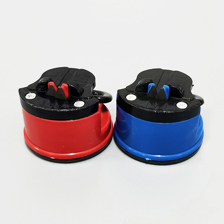Afilador de cuchillos con ventosa, mini afilador de carburo de tungsteno estilo coreano para cocina doméstica