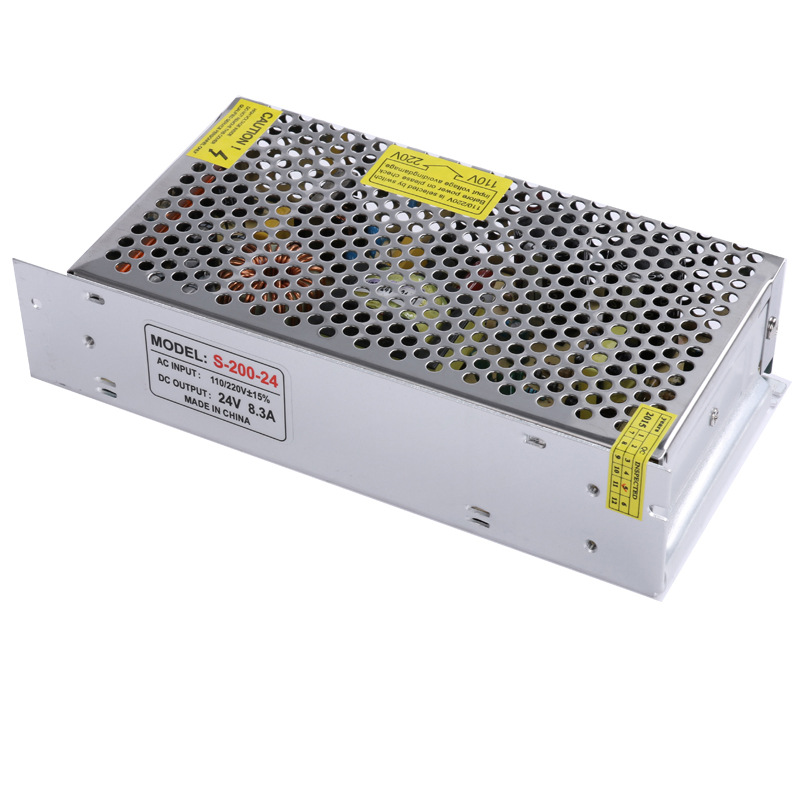 火牛电源24V8.3A200W数码管LED射灯监控设备摄像头开关电源批发