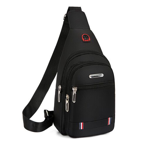 Factory direct sales outdoor travel fashion men's cross-border small chest bag polyester crossbody bag shoulder bag trendy casual