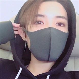 Солнцезащитная Пылезащитная дышащая маска Summer Ice Cotton Mask взрослая 3D маска сетка Красная маска с маской
