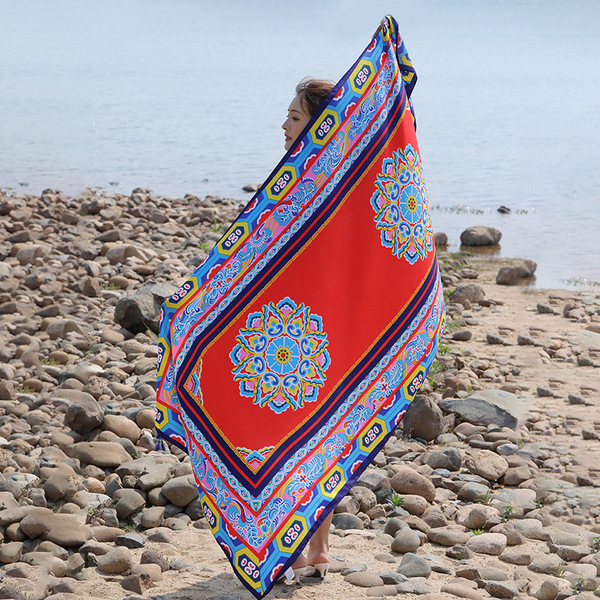 ethnic beach scarf