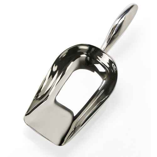 Wholesale stainless steel thickened ice shovel commercial crank double flat bottom food shovel flour sugar shovel multi-purpose shovel