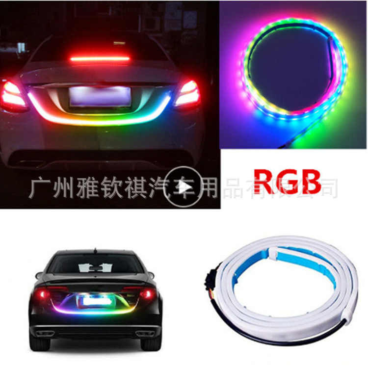 Venta directa de fábrica coche multi-modo streamer Luz de caballo luz del maletero del coche luz de freno luz de giro 1,2 m 1,5 m