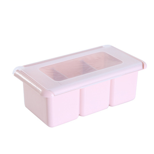 Factory direct sales Nordic color seasoning box plastic set kitchen MSG salt shaker seasoning jar seasoning box wholesale