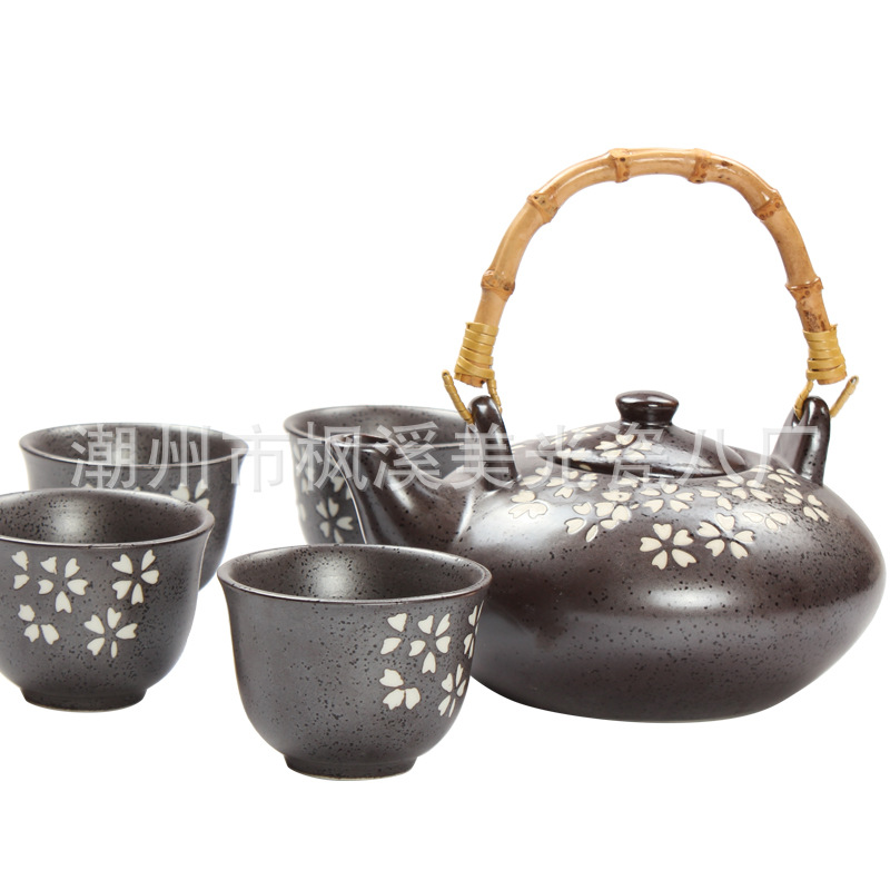 Micron burned Exit Japan the republic of korea tea set gift suit ceramics teapot teacup