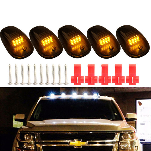 适用皮卡车顶鼠标灯Cab Marker Roof 9LED Light F150道奇RAM车灯