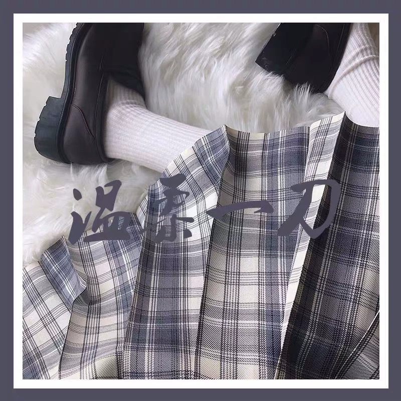 Клетчатая юбка в наличии, такая же ортодоксальная юбка JK, плиссированная юбка, короткая юбка, классная форма, юбка А-силуэта, корейский стиль