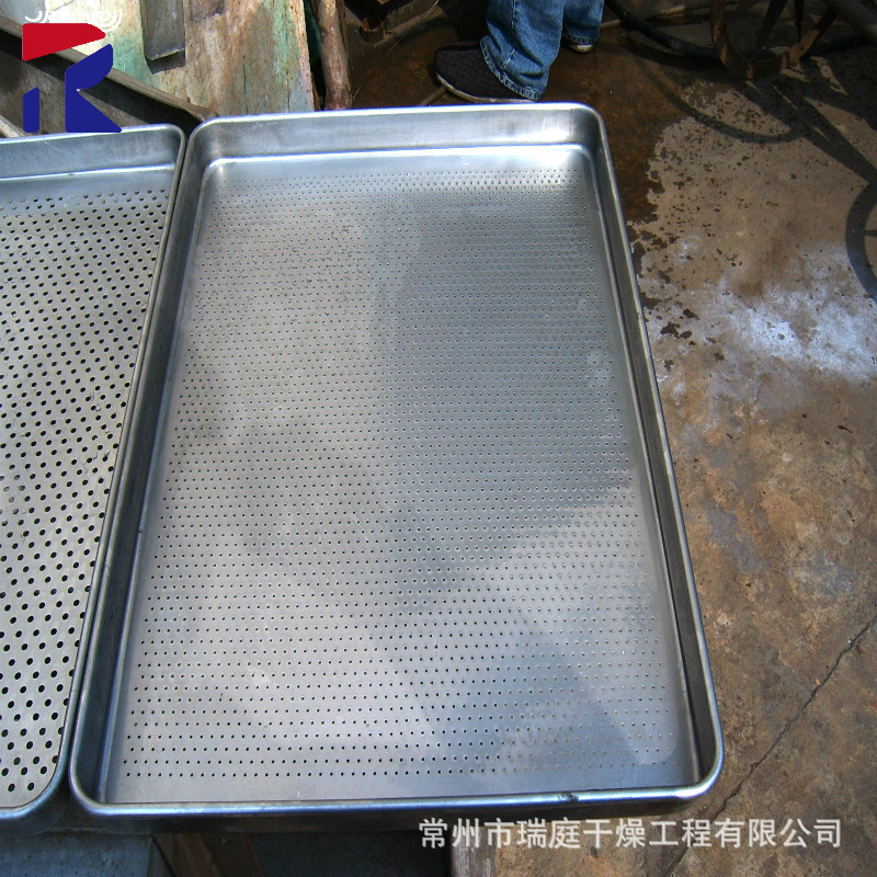 不锈钢烘盘 瑞庭干燥厂家直供 烘箱标准盘 非标不锈钢烤盘|ms