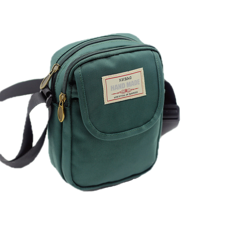 Nueva bolsa de teléfono móvil de nylon deportes gran capacidad vertical crossbody pequeña bolsa de embalaje tarjeta monedero hombro bolsa de teléfono móvil