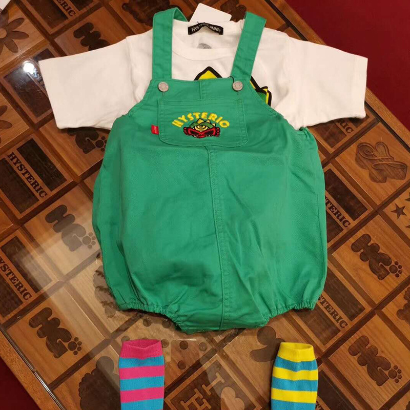 【スポット】2023夏潮牌高定童装黒超乳首恐竜尻尾子供背もたれズボン田鶏ズボン