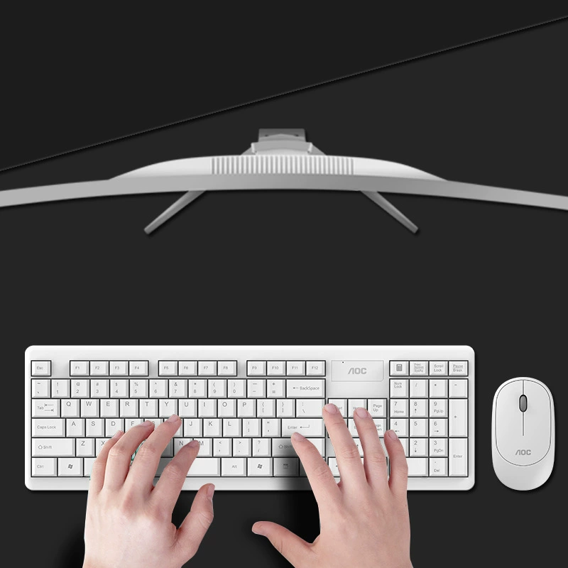 Acrylic mute laptop for office, wireless keyboard, mouse, set, wholesale, business version