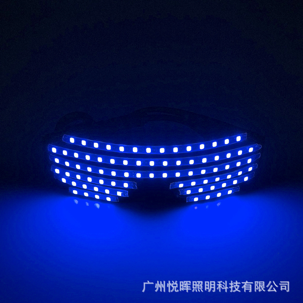 5V LED gafas de obturación bar noche espectáculo luminoso apoyos flash fresco inalámbrico gafas luminosas