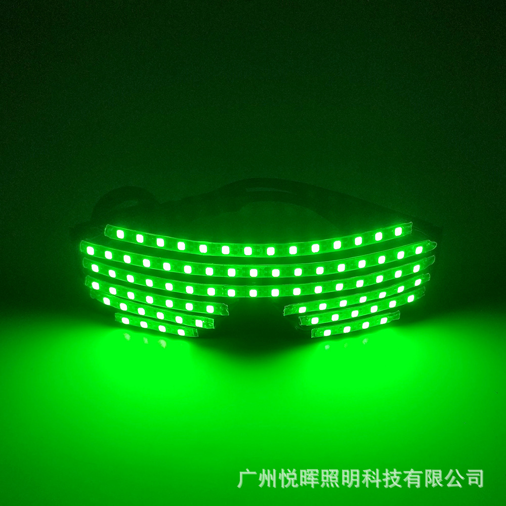 5V LED gafas de obturación bar noche espectáculo luminoso apoyos flash fresco inalámbrico gafas luminosas