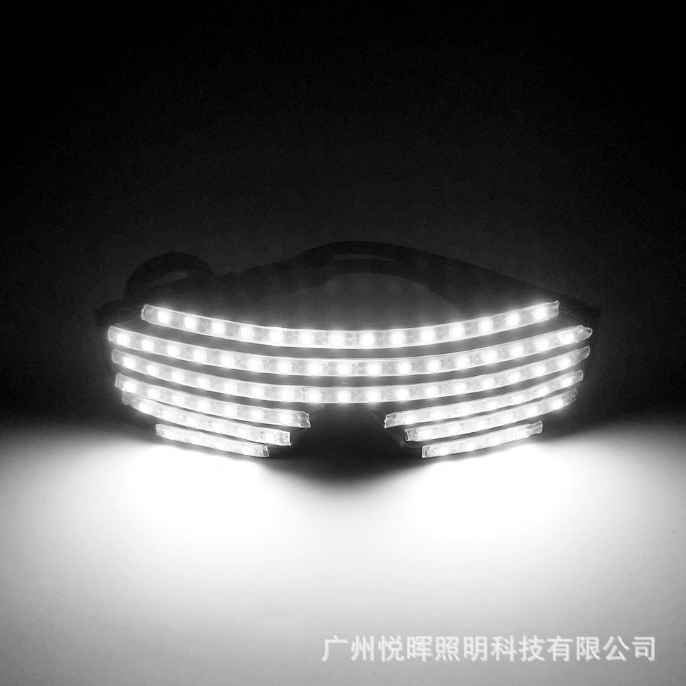 5V LED gafas de obturación bar noche espectáculo luminoso apoyos flash fresco inalámbrico gafas luminosas