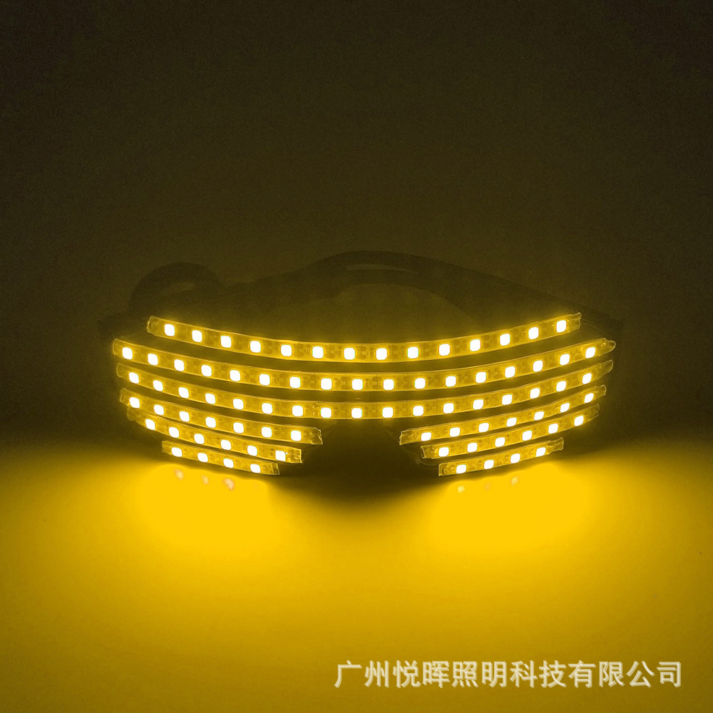 5V LED gafas de obturación bar noche espectáculo luminoso apoyos flash fresco inalámbrico gafas luminosas