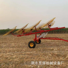 新款圆盘式搂草机 四轮牵引4-12盘牧草收集机搂宽5-6米型号价格
