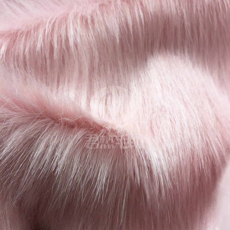 Pink Plush Imitation Wool Plush Fabric Cross Border Blanket Fabric Christmas Products Fabric 23 New Wool