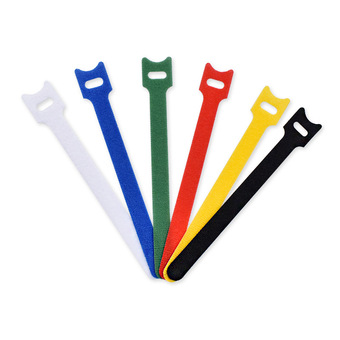 厂家直销尼龙魔术贴扎带 电线理线带 数据线绑扎带现货批发魔术贴