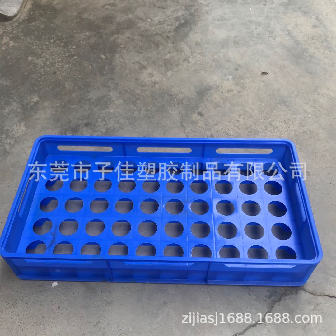 上海可堆层电泡塑料胶框 50孔72孔铝灯泡用周转箱
