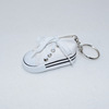 Small cloth footwear, keychain, sneakers, transport, realistic bag decoration, 7.5cm