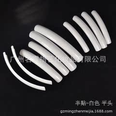 Manicure square-head semi-stick art nails, square-head long nails, square-head salon nails, stage nails, 3 colors available