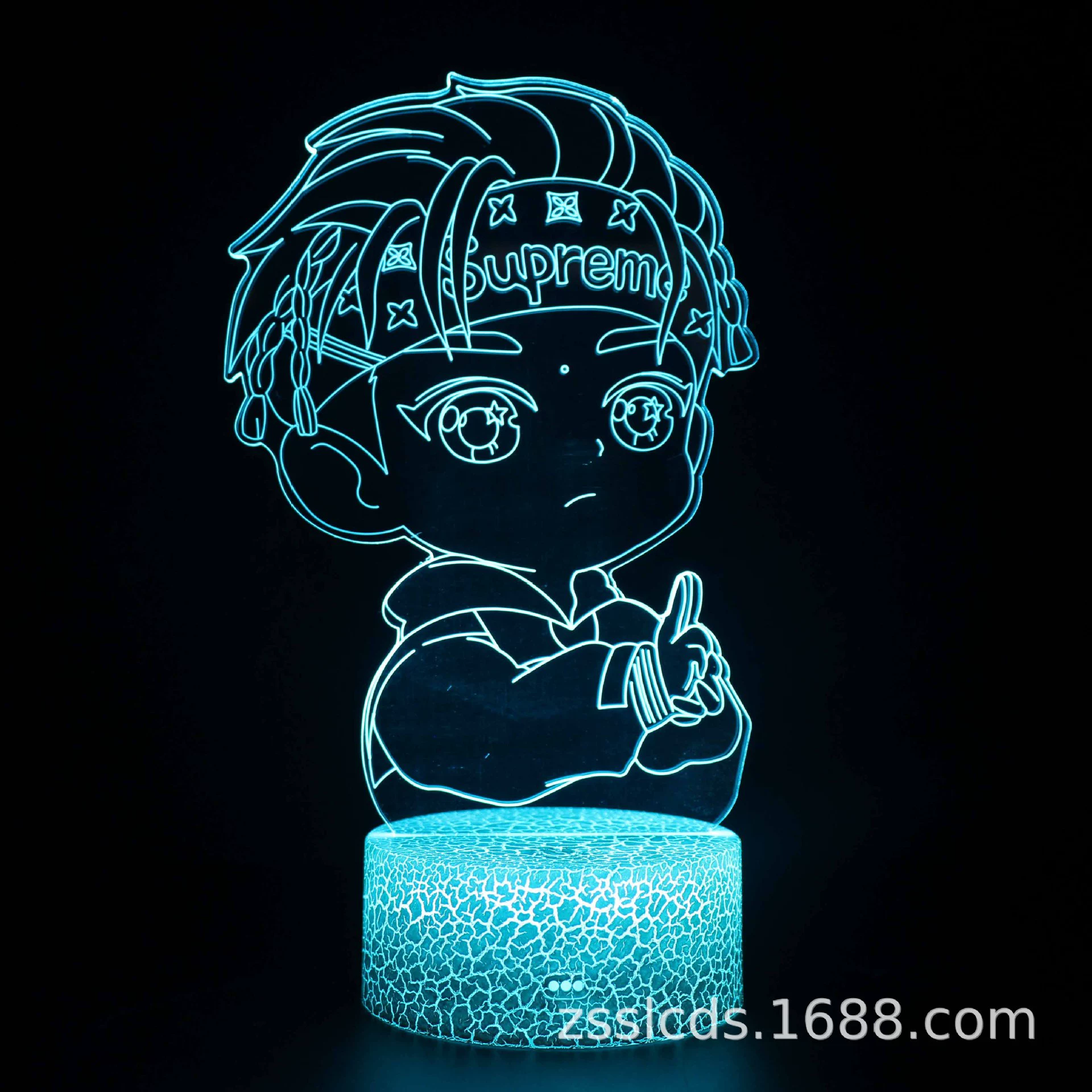 Н night light, (Cross-border trading), Sailor Moon, 3D, creative gift