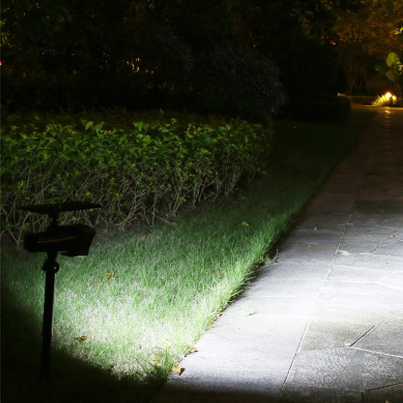 2023 Yinghao solar LED proyector de proyección al aire libre a prueba de agua de doble uso plug-in de piso lámpara de pared patio paisaje lámpara de calle