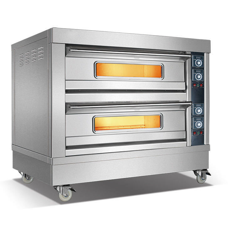 一层三盘/两层六盘电烤箱 商用 不锈钢层式烤箱 桃酥蛋糕蛋挞烤箱