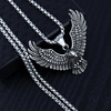 Double-sided necklace, fashionable pendant for beloved suitable for men and women, European style